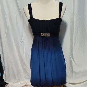 Vintage Y2K Cache blue ombre cocktail dress Size 6